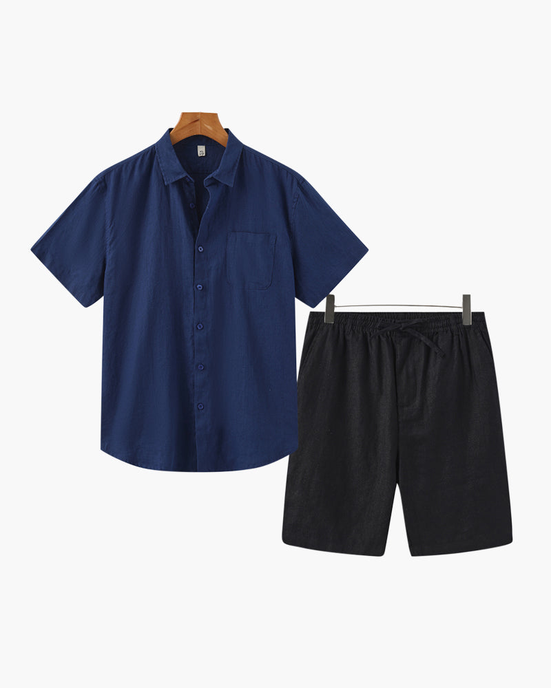 Combo de Lino Old Money (Pantalones Cortos)