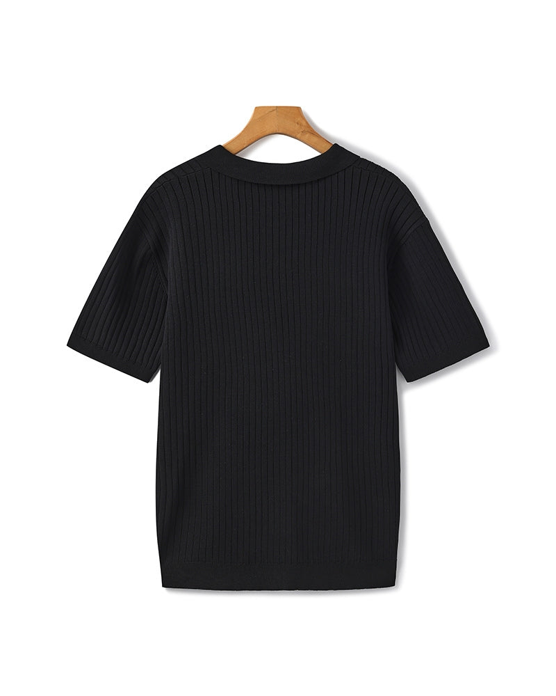 Polo Acanalado Premium