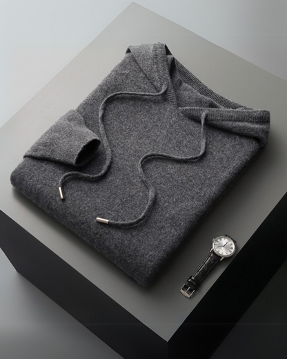 Sudadera con capucha 100% Cachemira