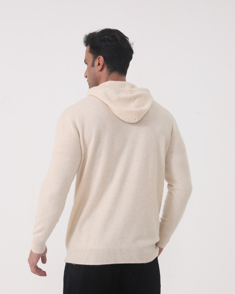 Sudadera con capucha 100% Cachemira