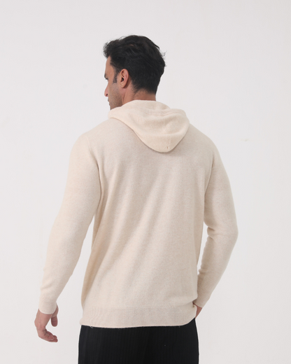 Sudadera con capucha 100% Cachemira