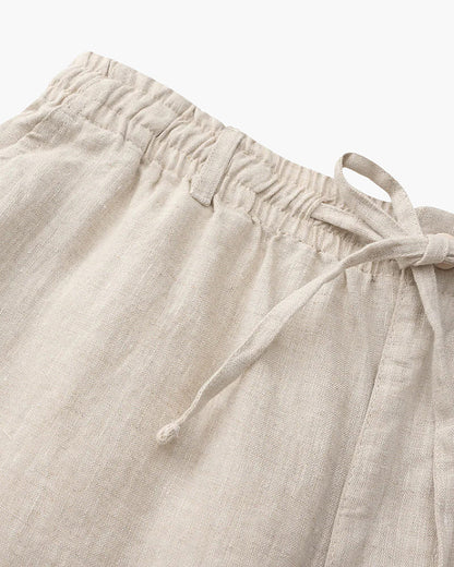 Casablanca - Pantalones Cortos de Lino Premium