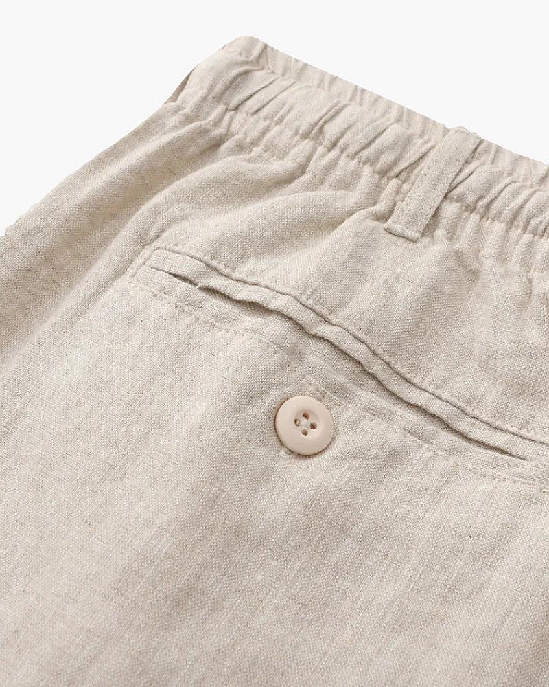 Casablanca - Pantalones Cortos de Lino Premium