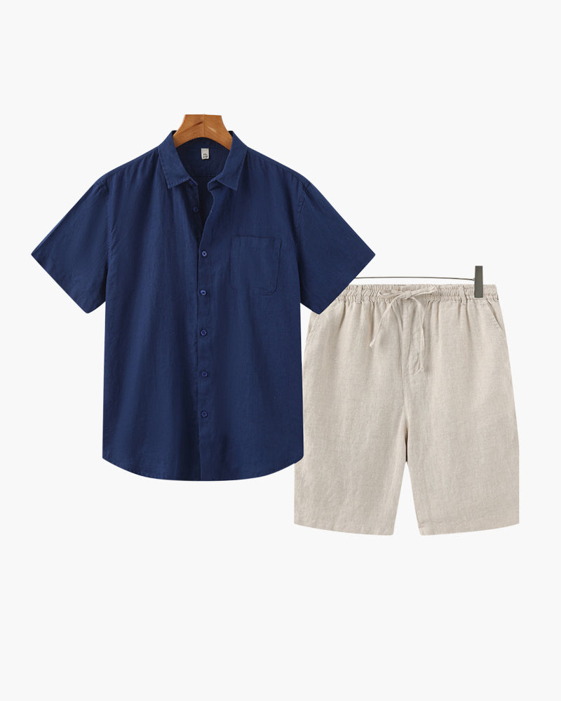 Combo de Lino Old Money (Pantalones Cortos)