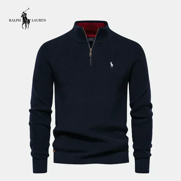 Raⅼрh Ⅼɑυren - Men’s Half-Zip Sweater Premium Knit