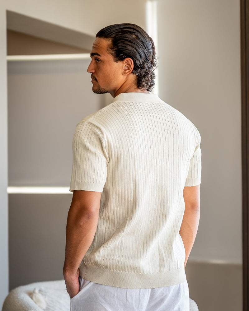 Polo Acanalado Premium